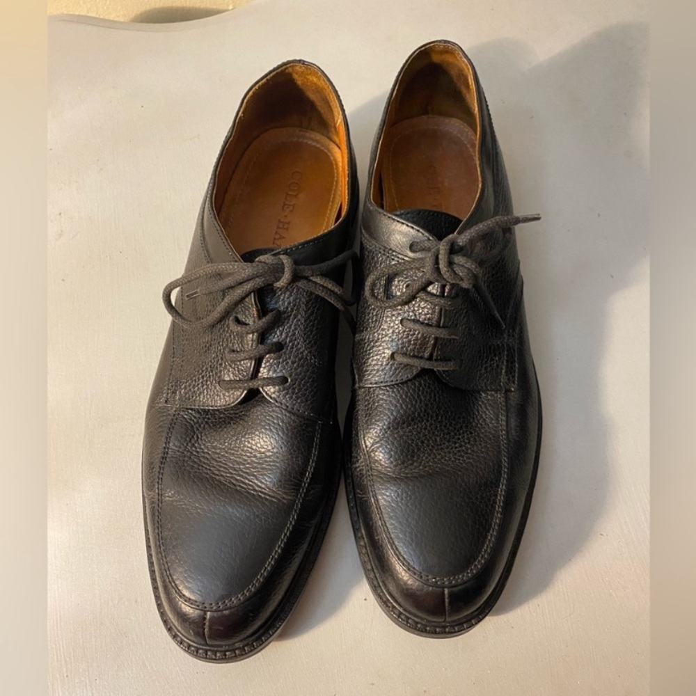 Cole Haan Black Leather Oxford Shoes men size 11.5